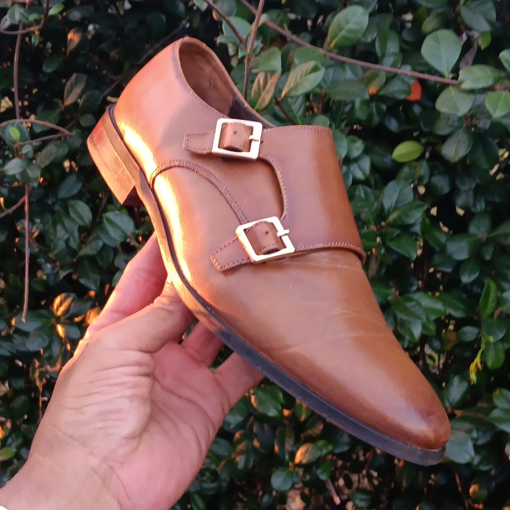 Russo Brunello Men's Hand Made Double Monk Strap Luxury Shoe 👞 - Picture 7 of 17